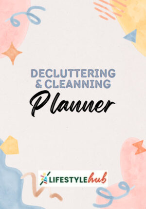 decluttering and cleaning planner