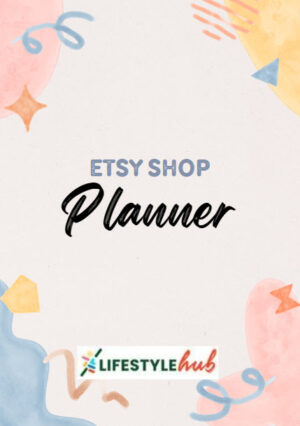 etsy shop planner